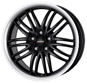 Alutec BlackSun 8,5x18 5x114,3 Dia 40 (racing black lip polished)
