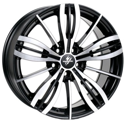 Fondmetall TPG1 8x18 5x112 ET 48 Dia 75 (Black Polished)