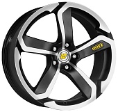 Dotz Hanzo 8,5x18 5x114,3 ET 35 Dia 71,6 (Black)
