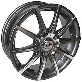 Alcasta M12 6x15 5x100 ET 38 Dia 57,1 (серый)